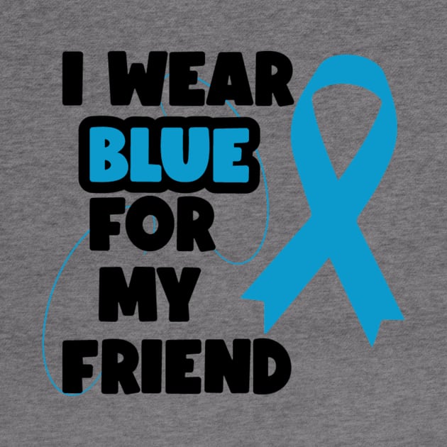 I Wear Blue For Diabetes Awareness by Quardilakoa